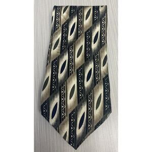 L’Homme Men's 100% Silk Multicolor Tie Good Condition